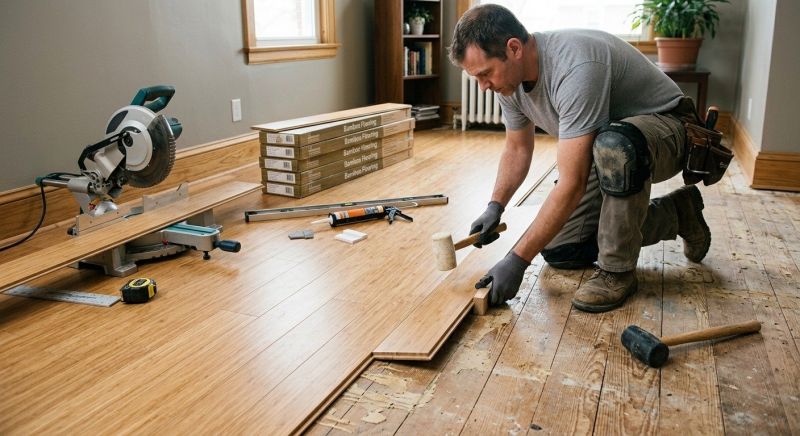 Bamboo Flooring Installation in Scarborough, ME