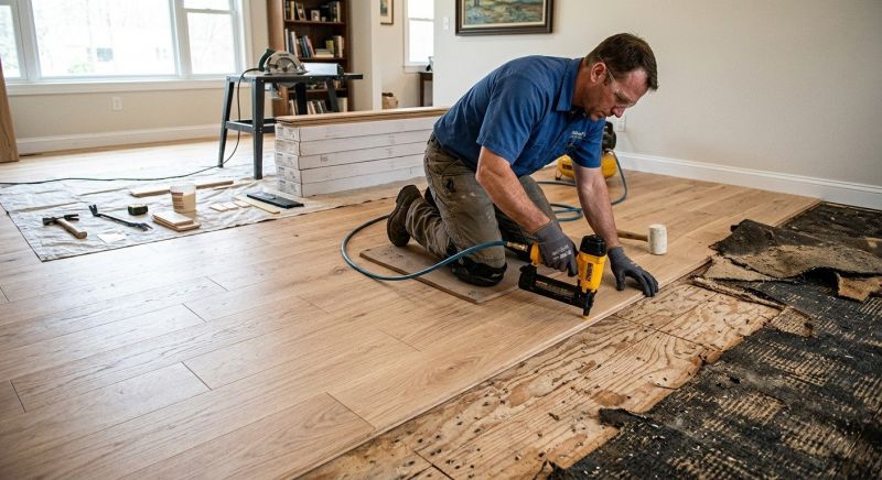 Hardwood Floor Installation in Kennebunkport, ME