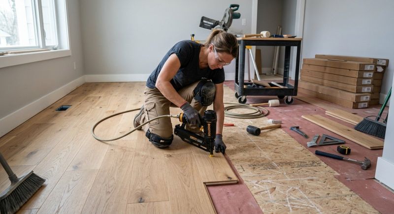 Hardwood Floor Installation in Kennebunkport, ME