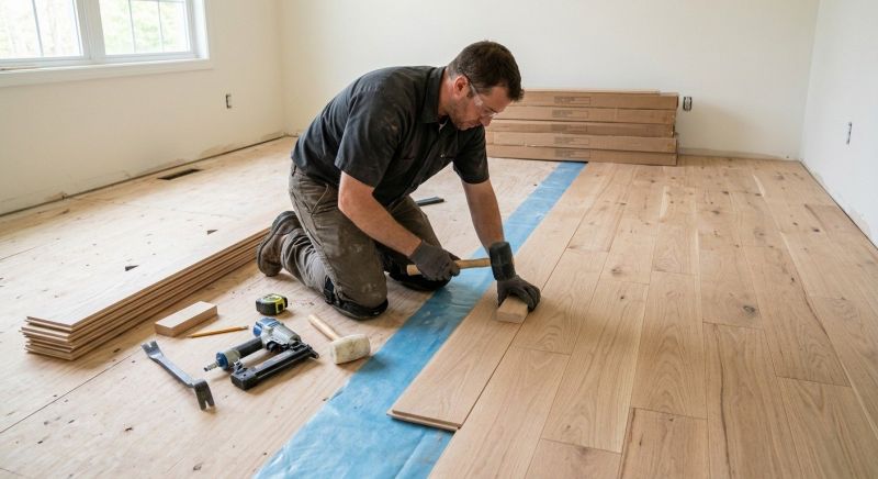 Hardwood Floor Installation in Old Orchard Beach, ME