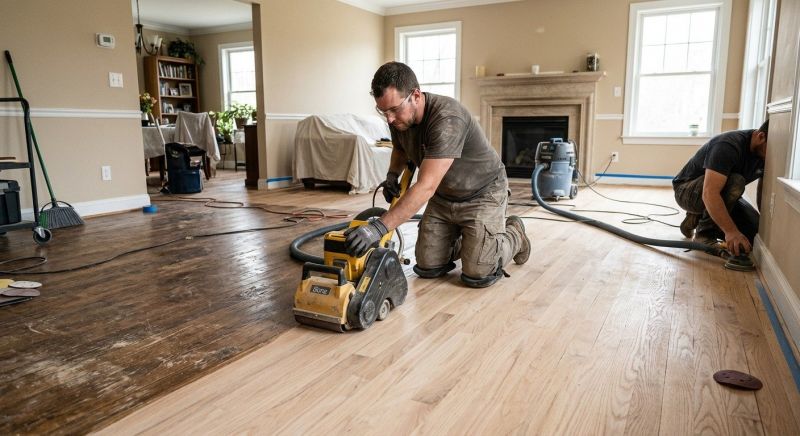 Hardwood Floor Renovation in Scarborough, ME