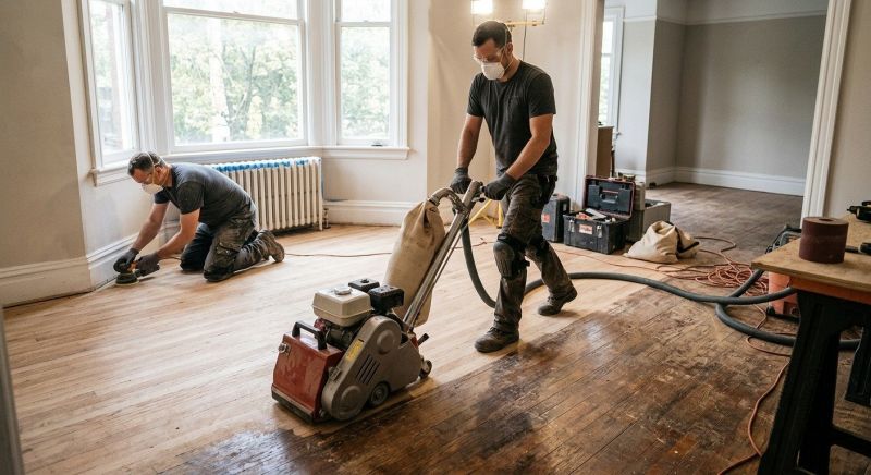 Hardwood Floor Renovation in Scarborough, ME
