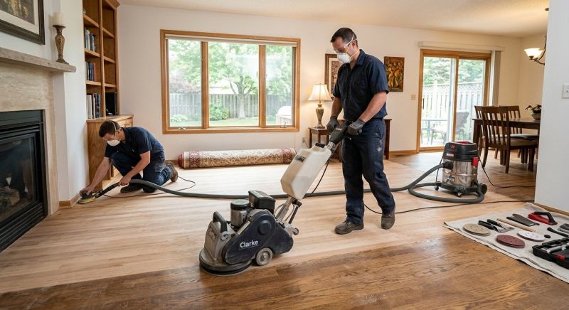 Hardwood Floor Renovation in Scarborough, ME