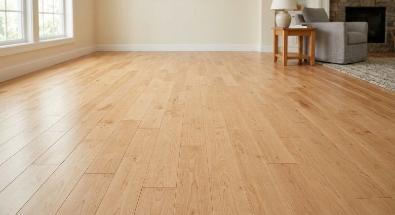 Maple Flooring Installation in Wells, ME