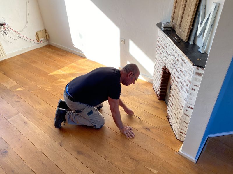 Pine Floor Installation in Scarborough, ME
