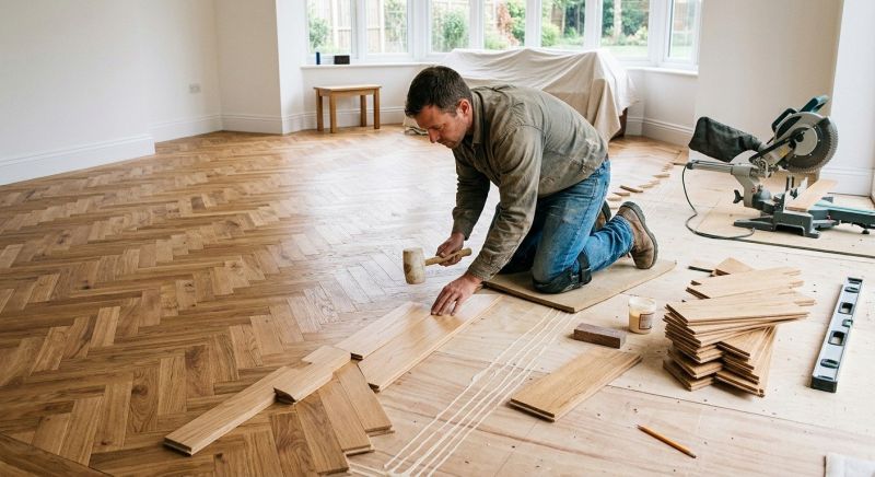 Plank Floor Installation in Scarborough, ME