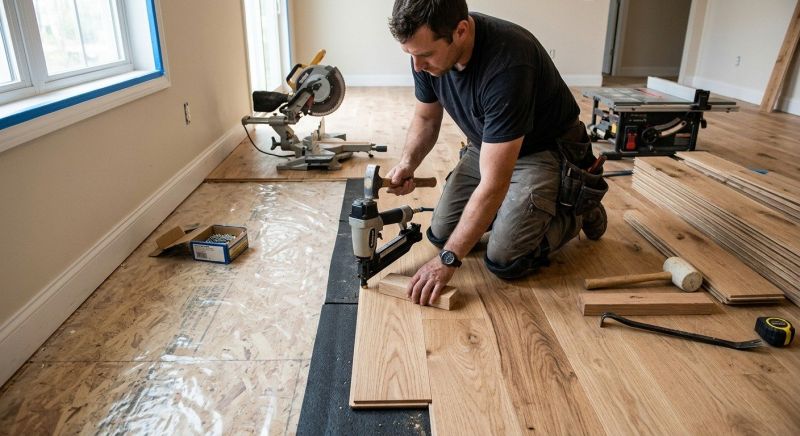 Wood Flooring Installation in East Waterboro, ME