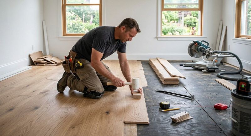 Wood Flooring Installation in Kennebunk, ME