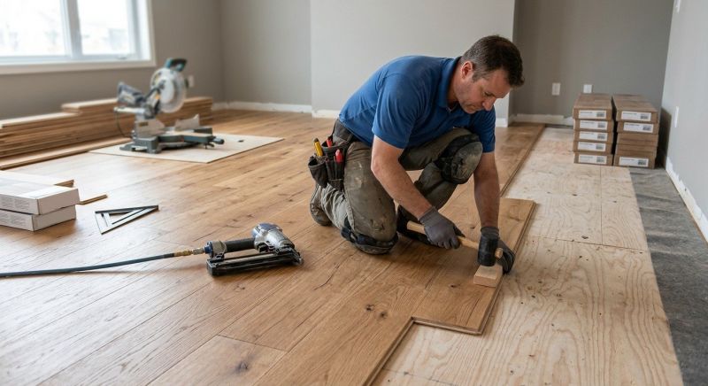 Wood Flooring Installation in Raymond, ME