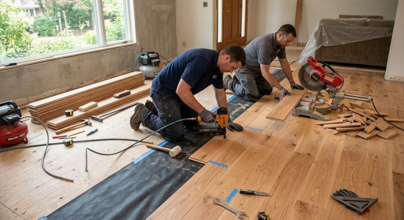 Wood Flooring Installation in Windham, ME